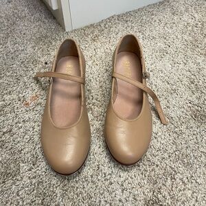 Bloch Tan Leather Mary Jane Tap Shoes (Adult)
